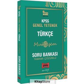 Yargı 2022 Kpss Genel Yetenek Muhteşem Türkçe Tamamı Çözümlü Soru Bankası