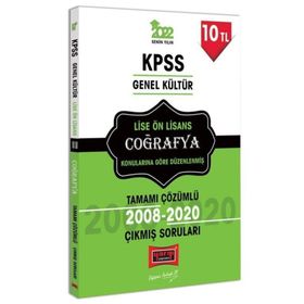 Yargı 2022 KPSS Lise Ön Lisans Coğrafya Çözümlü Çıkmış Sorular