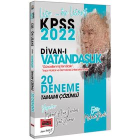Yargı 2022 KPSS Lise Ön Lisans Divanı Vatandaşlık Tamamı Çözümlü 20 Deneme