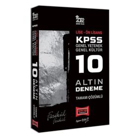 Yargı 2022 KPSS Lise Önlisans 10 Altın Fasikül Deneme Sınavı