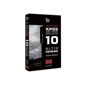 Yargı 2022 KPSS Lise Önlisans 10 Altın Fasikül Deneme Sınavı