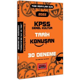 Yargı 2022 KPSS Tüm Adaylar İçin Genel Kültür Tarih Konuşan 30 Deneme