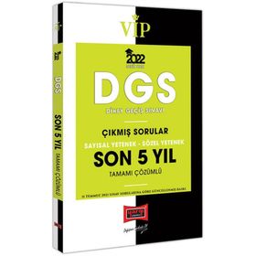 Yargı 2022 Vıp Dgs Sayisal Yetenek Sözel Yetenek Son 5 Yil Tamami Çözümlü Çikmis Sorular