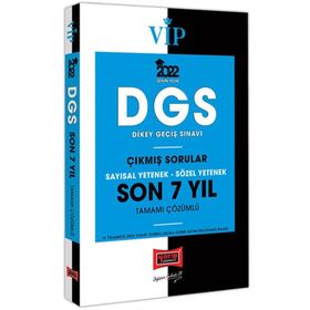Yargı 2022 Vıp Dgs Sayisal Yetenek Sözel Yetenek Son 7 Yil Tamami Çözümlü Çikmis Sorular