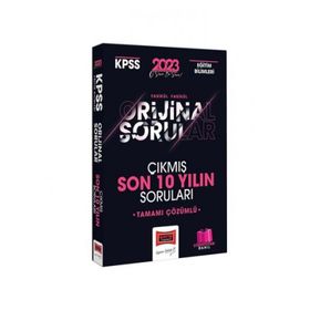 Yargı 2023 KPSS Eğitim Bilimleri Fasikül Fasikül Orjinal Son 10 Yılın Çıkmış Soruları ve Çözümleri