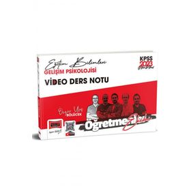 Yargı 2023 KPSS Eğitim Bilimleri Öğretmenler Ekibi Gelişim Psikolojisi Video Ders Notları