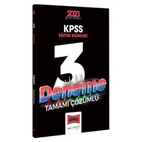 Yargı 2023 KPSS Eğitim Bilimleri Tamamı Çözümlü Muhteşem 3 Deneme Sınavı