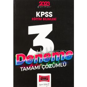 Yargı 2023 KPSS Eğitim Bilimleri Tamamı Çözümlü Muhteşem 3 Deneme Sınavı