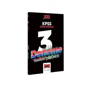 Yargı 2023 KPSS Eğitim Bilimleri Tamamı Çözümlü Muhteşem 3 Deneme Sınavı