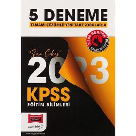 Yargı 2023 KPSS Eğitim Bilimleri Tamamı Çözümlü Son Çıkış 5 Deneme Sınavı