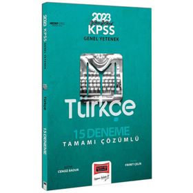 Yargı 2023 KPSS Genel Yetenek Hedef IYI Serisi Türkçe Tamamı Çözümlü 15 Deneme