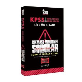 Yargı 2024 KPSS Lise Ön Lisans Genel Yetenek Genel Kültür 2010-2022 Tamamı Çözümlü Konu Konu Çıkmış Sorular