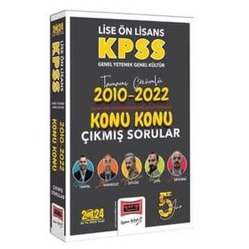 Yargı 2024 KPSS Lise Ön Lisans Genel Yetenek Genel Kültür 2010-2022 Tamamı Çözümlü Konu Konu Çıkmış Sorular