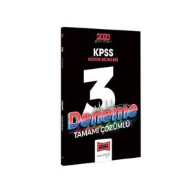 Yargı Yayınevi 2023 KPSS Eğitim Bilimleri Tamamı Çözümlü Muhteşem 3 Deneme Sınavı