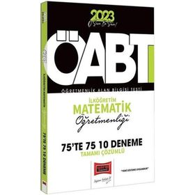 Yargı Yayınevi 2023 KPSS ÖABT İlköğretim Matematik Öğretmenliği Tamamı Çözümlü 10 Deneme