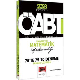 Yargı Yayınevi 2023 KPSS ÖABT İlköğretim Matematik Öğretmenliği Tamamı Çözümlü 10 Deneme