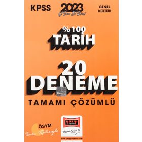 Yargı Yayınevi 2023 KPSS Tarih Tamamı Çözümlü 20 Deneme