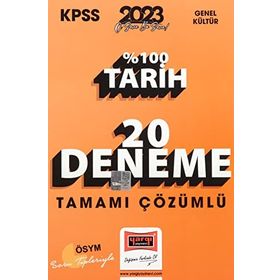 Yargı Yayınevi 2023 KPSS Tarih Tamamı Çözümlü 20 Deneme