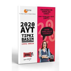 Yargı Yayınları 2020 AYT Tıpkı Basım Çıkmış Sorular
