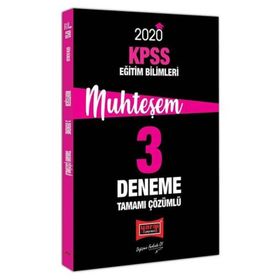 Yargı Yayınları 2020 KPSS Eğitim Bilimleri Muhteşem Tamamı Çözümlü 3 Deneme
