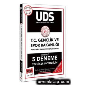 Yargı Yayınları 2020 UDS T. C. Gençlik Ve Spor Bakanlığı Teknisyen Unvanı İçin Çözümlü 5 Deneme