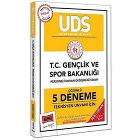 Yargı Yayınları 2020 UDS T. C. Gençlik Ve Spor Bakanlığı Teknisyen Unvanı İçin Çözümlü 5 Deneme
