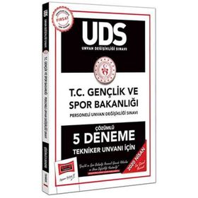 Yargı Yayınları 2020 UDS T. C. Gençlik Ve Spor Bakanlığı Teknisyen Unvanı İçin Çözümlü 5 Deneme
