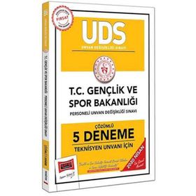 Yargı Yayınları 2020 UDS T. C. Gençlik Ve Spor Bakanlığı Teknisyen Unvanı İçin Çözümlü 5 Deneme