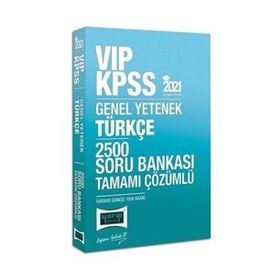 Yargı Yayınları - 2021 KPSS VIP Türkçe Tamamı Çözümlü 2500 Soru Bankası