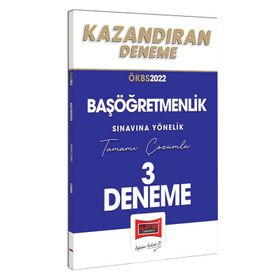Yargı Yayınları 2022 Başöğretmenlik Sınavına Yönelik Tamamı Çözümlü Kazandıran 3 Deneme