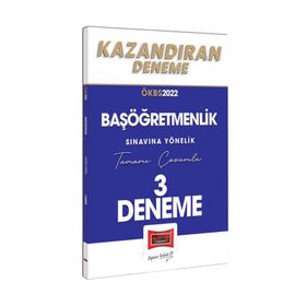Yargı Yayınları 2022 Başöğretmenlik Sınavına Yönelik Tamamı Çözümlü Kazandıran 3 Deneme