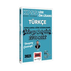 Yargı Yayınları 2022 KPSS Lise Ön Lisans Türkçe Konularına Göre Düzenlenmiş Çıkmış Sorular