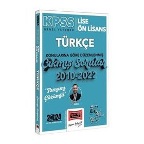 Yargı Yayınları 2022 KPSS Lise Ön Lisans Türkçe Konularına Göre Düzenlenmiş Çıkmış Sorular