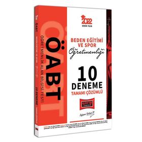 Yargı Yayınları 2022 ÖABT Beden Eğitimi ve Spor Öğretmenliği Tamamı Çözümlü 10 Deneme