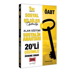 Yargı Yayınları 2022 ÖABT Sosyal Bilgiler Öğretmenliği Sosyalin Anahtarı Çözümlü 20'li Deneme