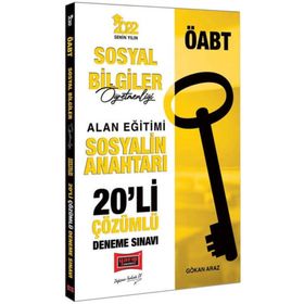 Yargı Yayınları 2022 ÖABT Sosyal Bilgiler Öğretmenliği Sosyalin Anahtarı Çözümlü 20'li Deneme