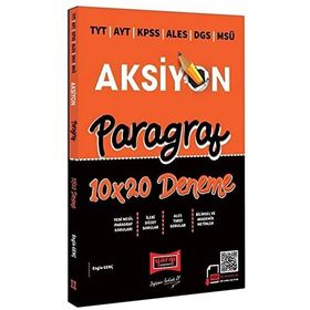 Yargı Yayınları 2022 Tyt Ayt Kpss Ales Dgs Msü Aksiyon Paragraf 10x20 Deneme