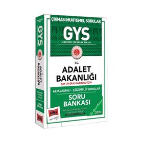 Yargı Yayınları 2023 Adalet Bakanlığı Şef Taşra Kadrosu İçin Soru Bankası