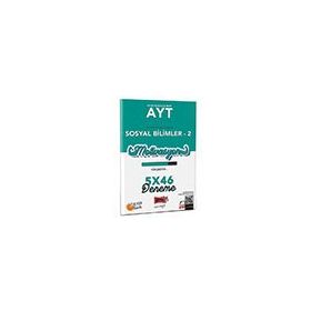 Yargı Yayınları - 2023 AYT Sosyal Bilimler 2 5x46 Deneme