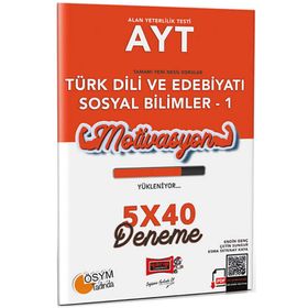 Yargı Yayınları - 2023 AYT Türk Dili ve Edebiyatı Sosyal Bilimler 1 5x40 Deneme