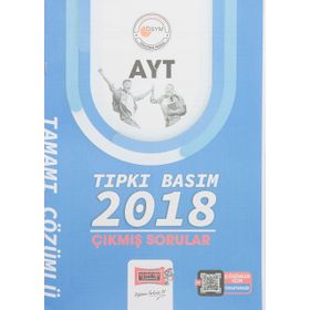 Yargı Yayınları 2023 Baskı 2018 Yılı AYT Tıpkı Basım Çıkmış Sorular