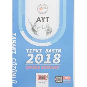 Yargı Yayınları 2023 Baskı 2018 Yılı AYT Tıpkı Basım Çıkmış Sorular