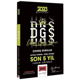 Yargı Yayınları 2023 DGS VIP Son 5 Yıl Çıkmış Sorular