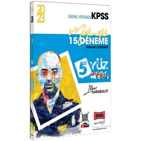 Yargı Yayınları 2023 KPSS 5Yüz Matematik Tamamı Çözümlü 15 Deneme