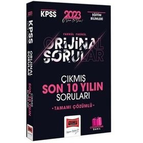 Yargı Yayınları 2023 KPSS Eğitim Bilimleri Fasikül Fasikül Orjinal Son 10 Yılın Çıkmış Soruları ve Çözümleri