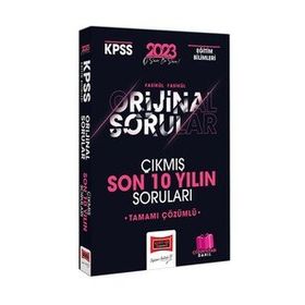 Yargı Yayınları 2023 KPSS Eğitim Bilimleri Fasikül Fasikül Orjinal Son 10 Yılın Çıkmış Soruları ve Çözümleri