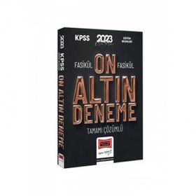 Yargı Yayınları 2023 KPSS Eğitim Bilimleri Fasikül Fasikül Tamamı Çözümlü 10 Altın Deneme