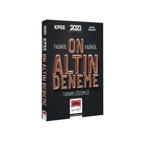 Yargı Yayınları 2023 KPSS Eğitim Bilimleri Fasikül Fasikül Tamamı Çözümlü 10 Altın Deneme