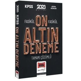 Yargı Yayınları 2023 KPSS Eğitim Bilimleri Fasikül Fasikül Tamamı Çözümlü 10 Altın Deneme