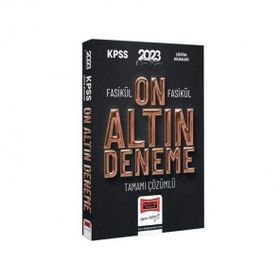 Yargı Yayınları 2023 KPSS Eğitim Bilimleri Fasikül Fasikül Tamamı Çözümlü 10 Altın Deneme